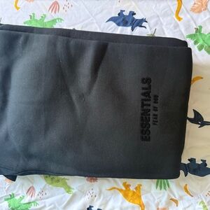 Essentials Jet Black Lounge Pants